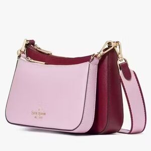 Kate Spade Blackberry Duet Colorblock Saffiano Leather Crossbody NWT Retail$349